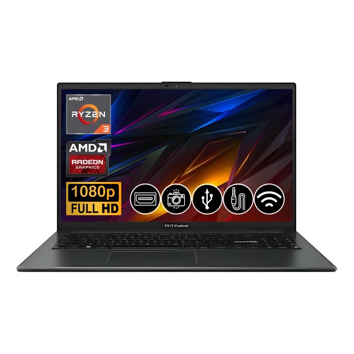 Asus VivoBook Go 15 R3-7320U 8GB 512GB M.2 SSD E1504FA-NJ097  ATL2 15.6'' Fdos Taşınabilir Bilgisayar