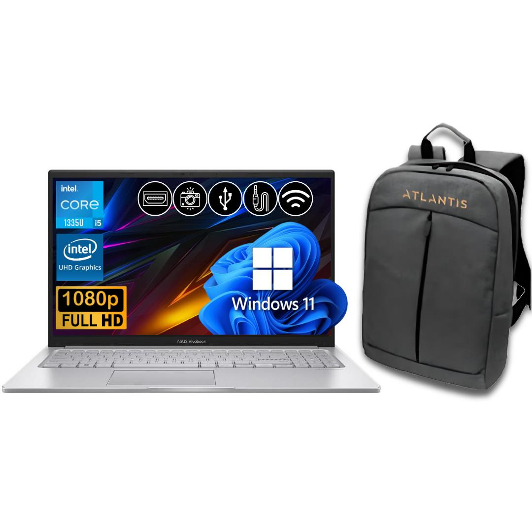 Asus Vivobook I5-1335U 8GB 512GB M.2 SSD X1504VA-NJ1424  ATL49 15.6'' W11Pro Notebook &Çanta