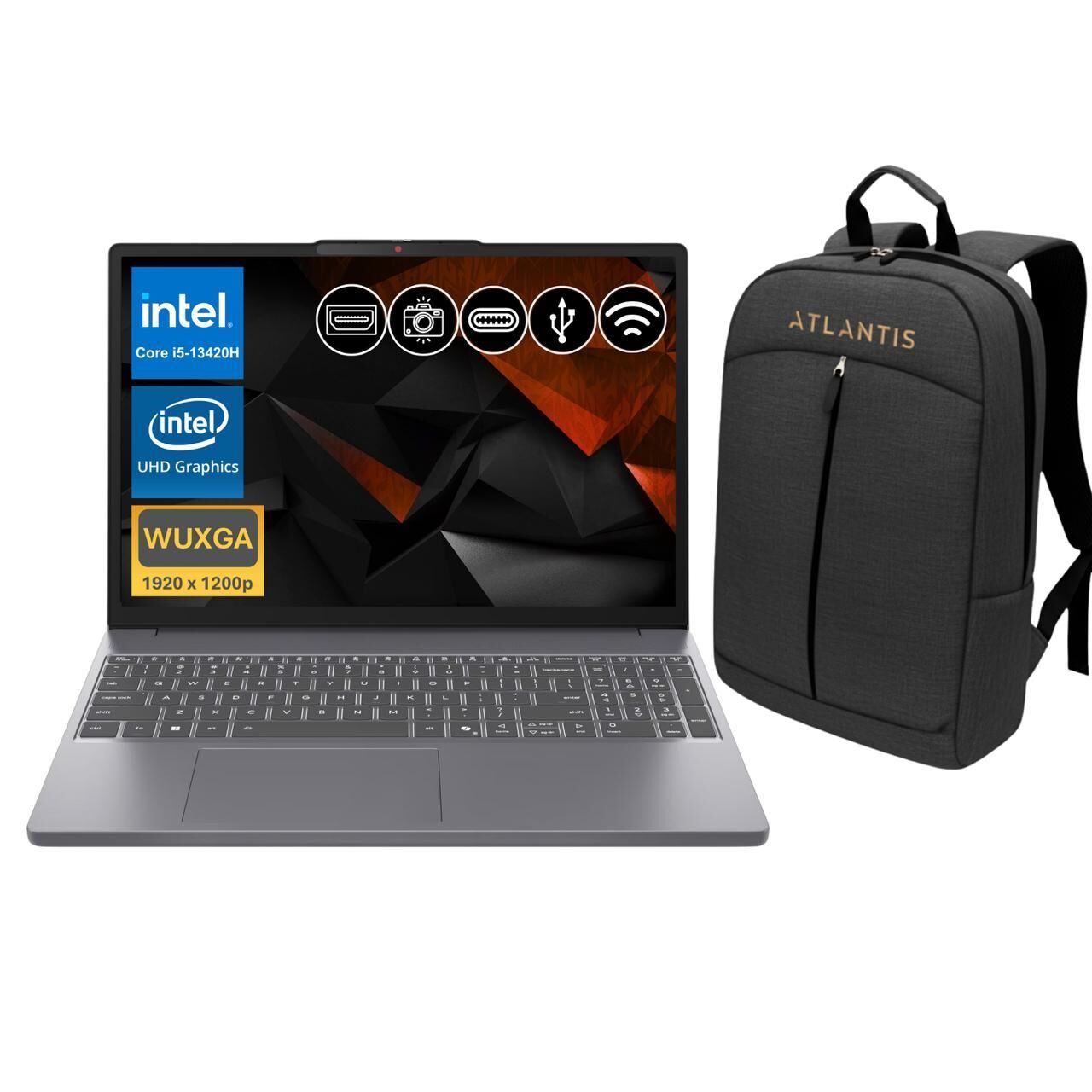 Lenovo IP Slim 3 i5-13420H 40GB 512GB SSD FreeDos 15.6'' Notebook 83K1004ETR ATL21 + Çanta Hediye