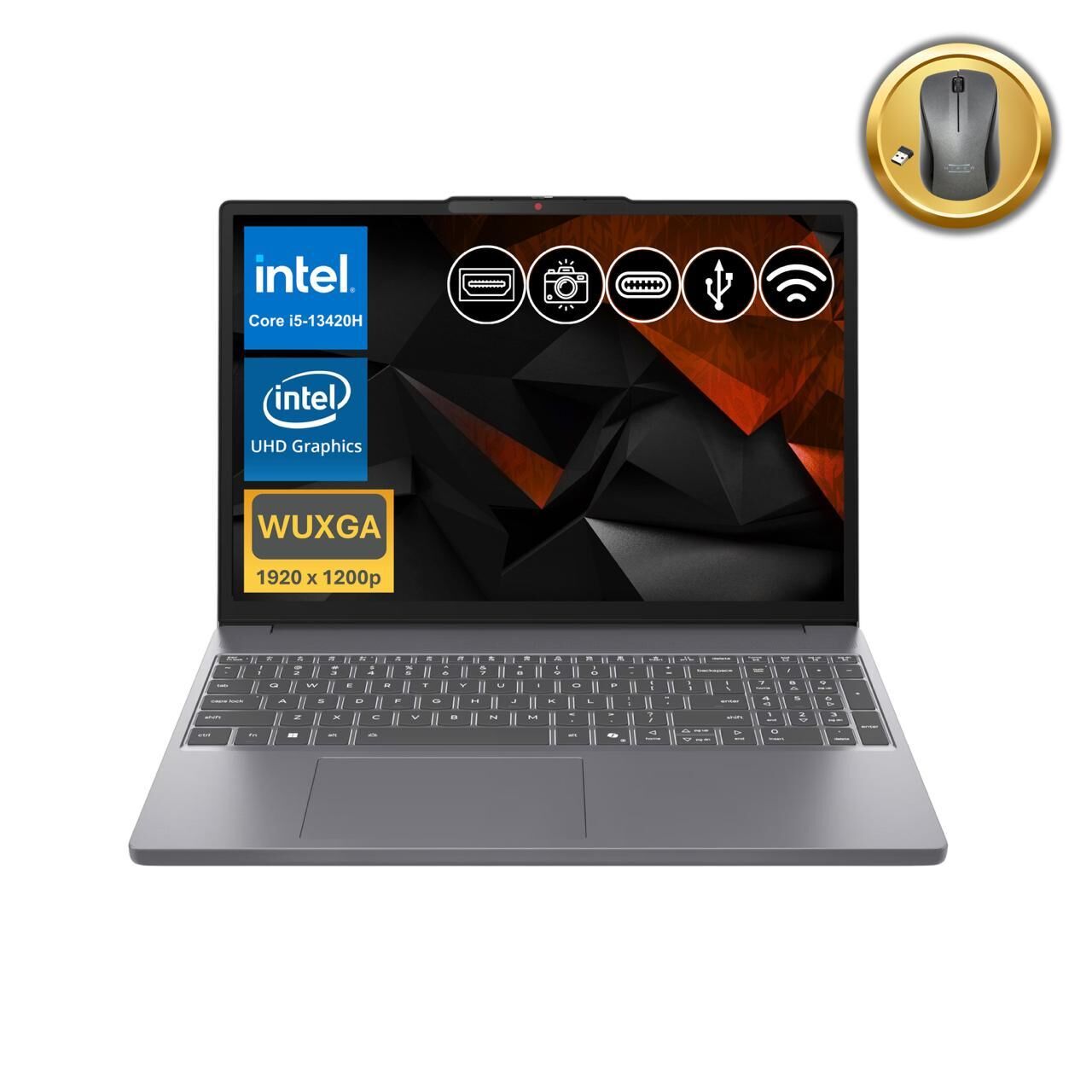 Lenovo IP Slim 3 i5-13420H 8GB 512GB SSD FreeDos 15.6'' Notebook 83K1004ETR ATL24 + Mouse Hediye