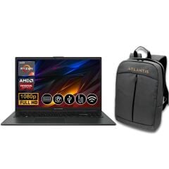 Asus VivoBook Go 15 R3-7320U 8GB 256GB M.2 SSD E1504FA-NJ097  ATL11 15.6'' Fdos Notebook +çanta