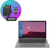 Lenovo Ideapad 3 Intel Core i5 1155G7 8GB 512GB SSD 82H8034ETXZ60 FHD Win10 Pro Taşınabilir Bilgisayar + Çanta & Mouse