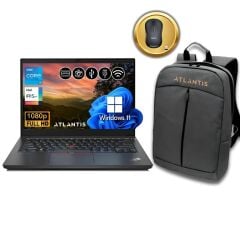 Lenovo ThinkPad E14 i5-1335U  40GB 256GB M.2 SSD 21JK0003TX ATL45  14'' W11Pro Notebook Çanta & Mouse