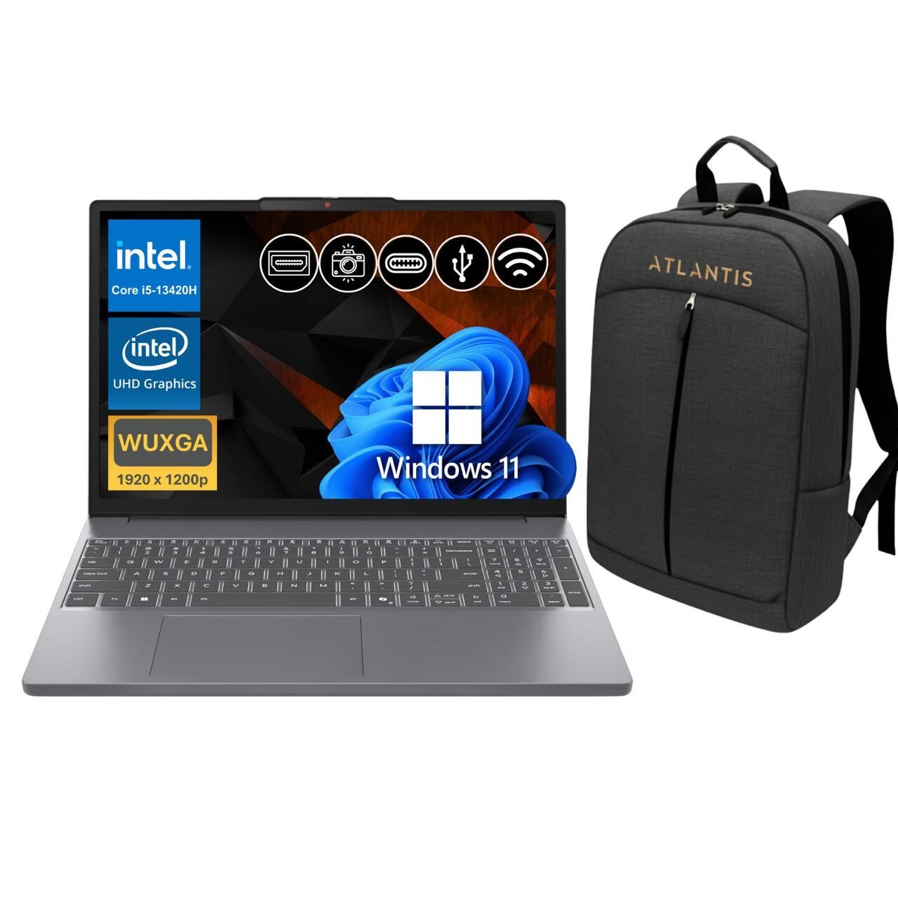 Lenovo IP Slim 3 i5-13420H 8GB 1TB SSD W11Pro 15.6'' Notebook 83K1004ETR ATL61 + Çanta Hediye