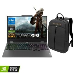Lenovo LOQ Gaming Notebook i5-12600HX 16GB RAM 512GB SSD RTX3050 6GB 15.6'' FHD 144Hz IPS FreeDOS 83GS00P8TR ATL66 +Çanta