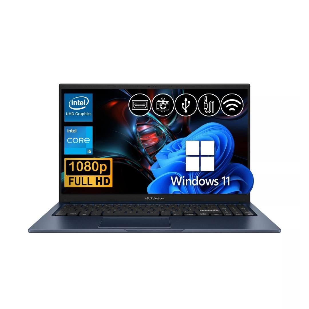 Asus Vivobook 15  i5-1334U 8GB 1TB M.2 SSD X1504VA-NJ2405 ATL23 15.6'' W11Pro Taşınabilir Bilgisayar