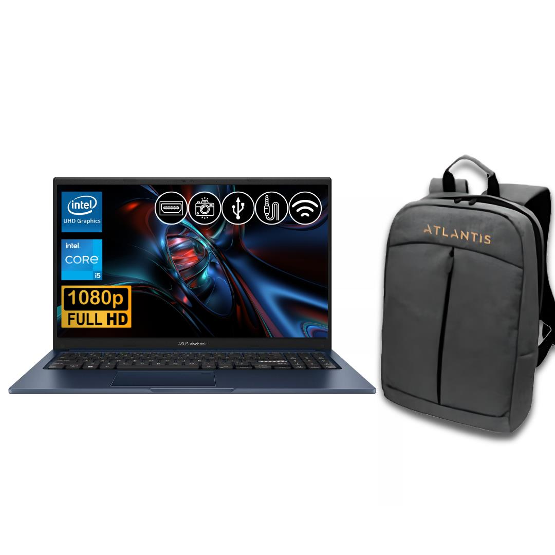 Asus Vivobook 15  i5-1334U 8GB 128 GB M.2 SSD X1504VA-NJ2405 ATL40 15.6'' Fdos Notebook +çanta