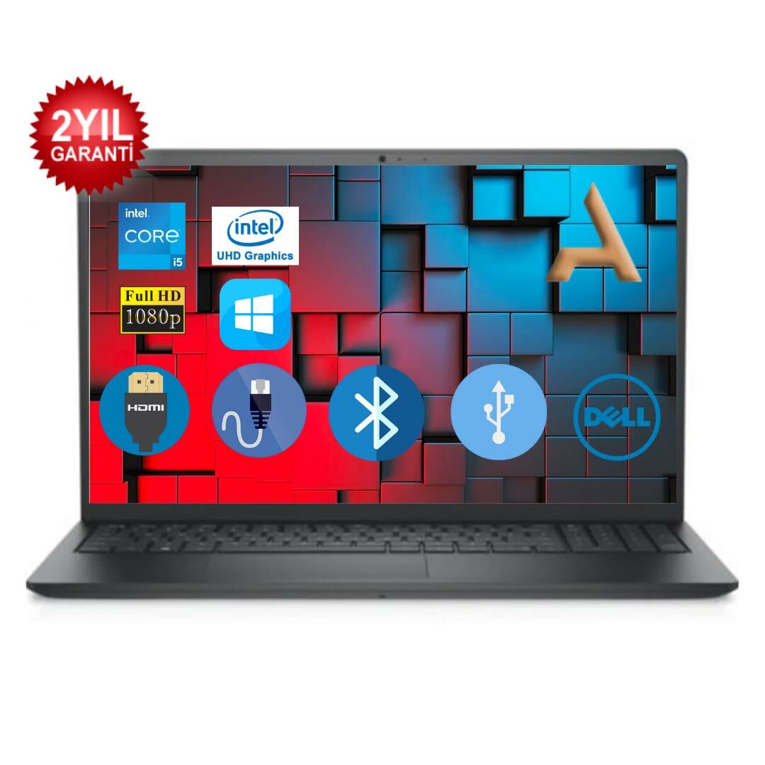 DELL VOSTRO 3520 i5-11135G7 12 GB 128GB SDD 1TB HDD N2063PVNB3520U049 W10 Pro 15.6'' HD Notebook