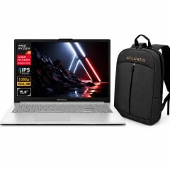 Asus Vivobook Go 15 Ryzen 5 7520U 8GB 2TB SSD 15.6'' FHD FreeDOS E1504FA-BQ4463 A5 Notebook + Çanta