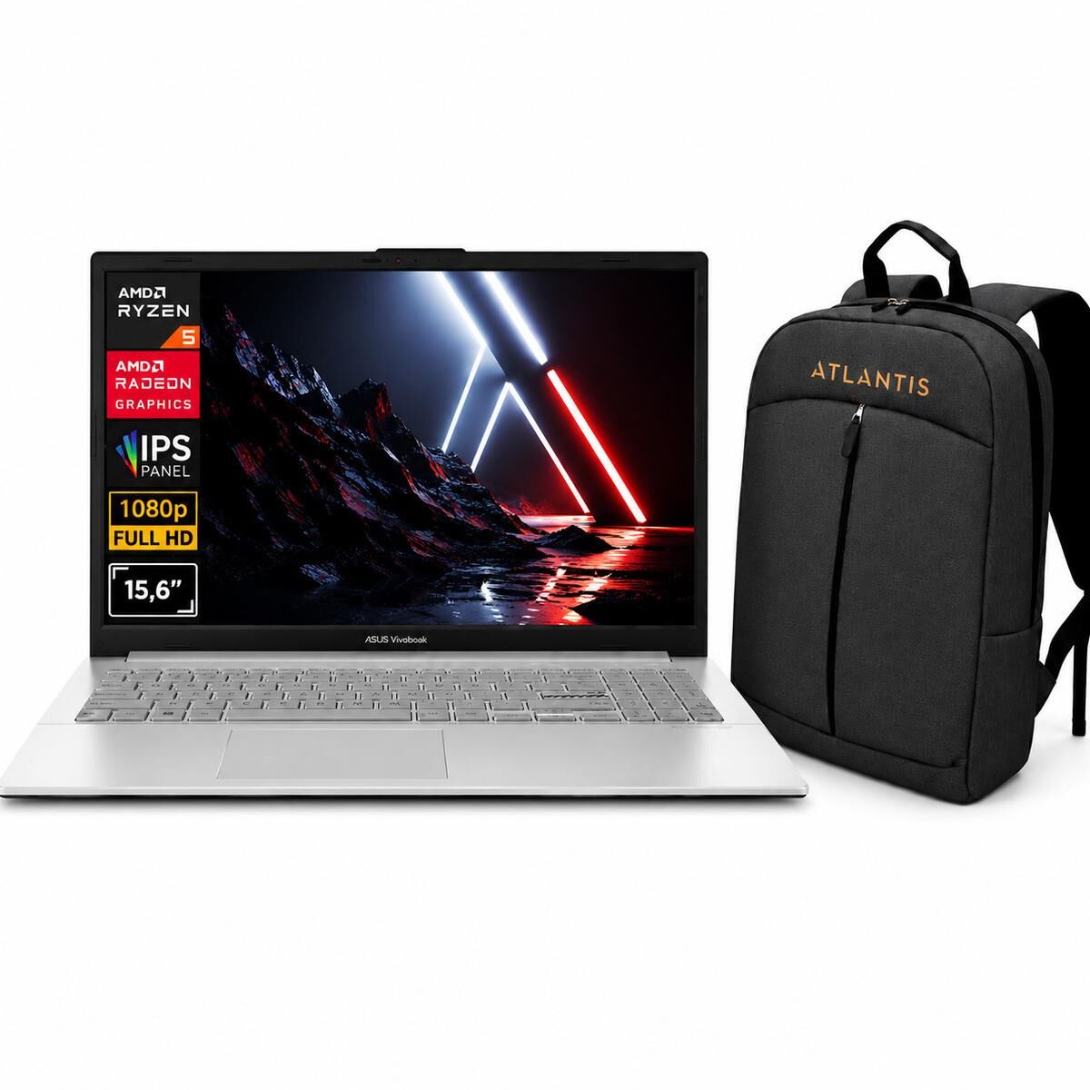 Asus Vivobook Go 15 Ryzen 5 7520U 8GB 1TB SSD 15.6'' FHD FreeDOS E1504FA-BQ4463 A4 Notebook + Çanta