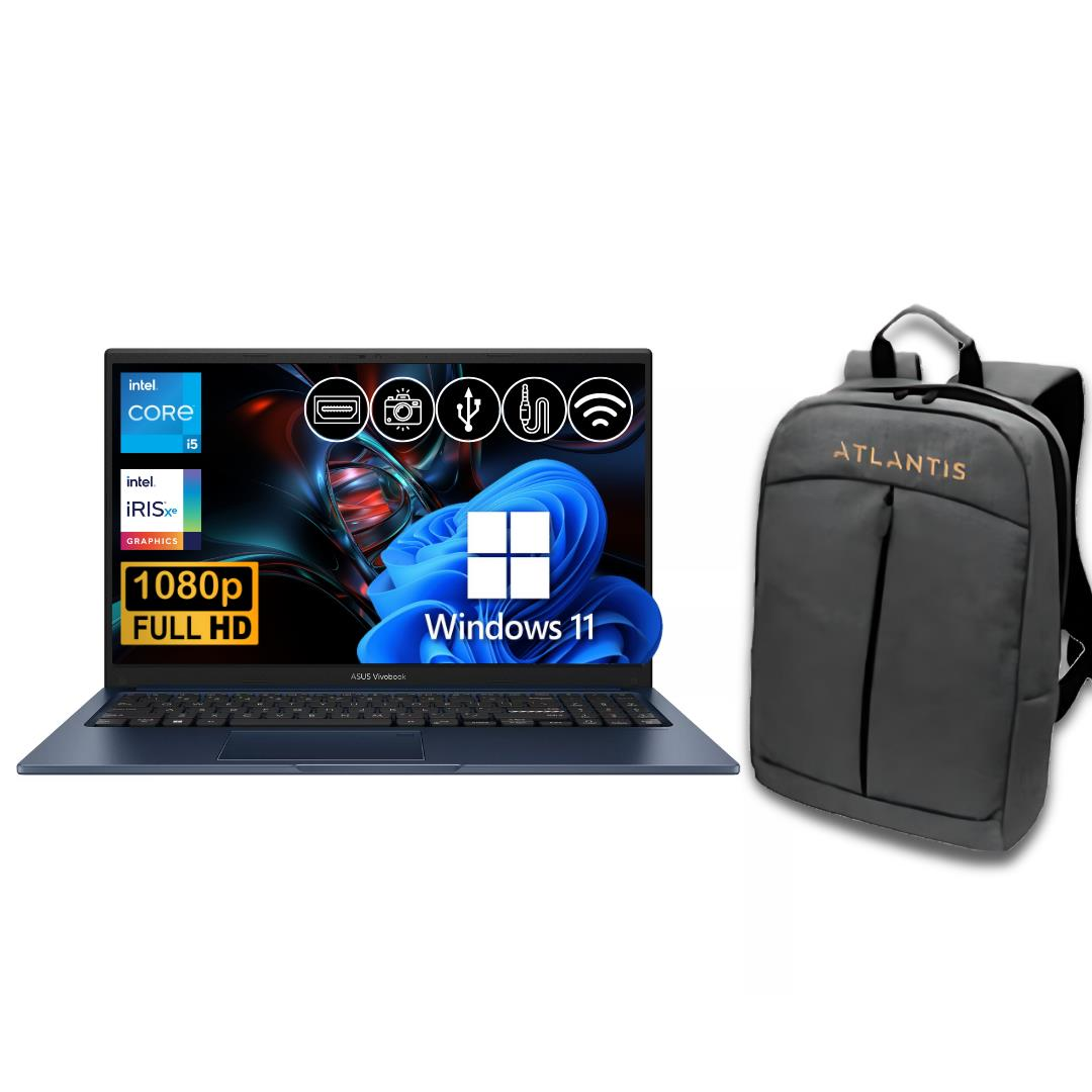 Asus Vivobook 15  i5-1334U 16GB 2TB M.2 SSD X1504VA-NJ2405 ATL89 15.6'' W11Pro Notebook +Çanta