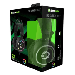 Gamemax HG3500 7.1 USB RGB Siyah Surround Oyuncu Kulaklık+Mikrofon