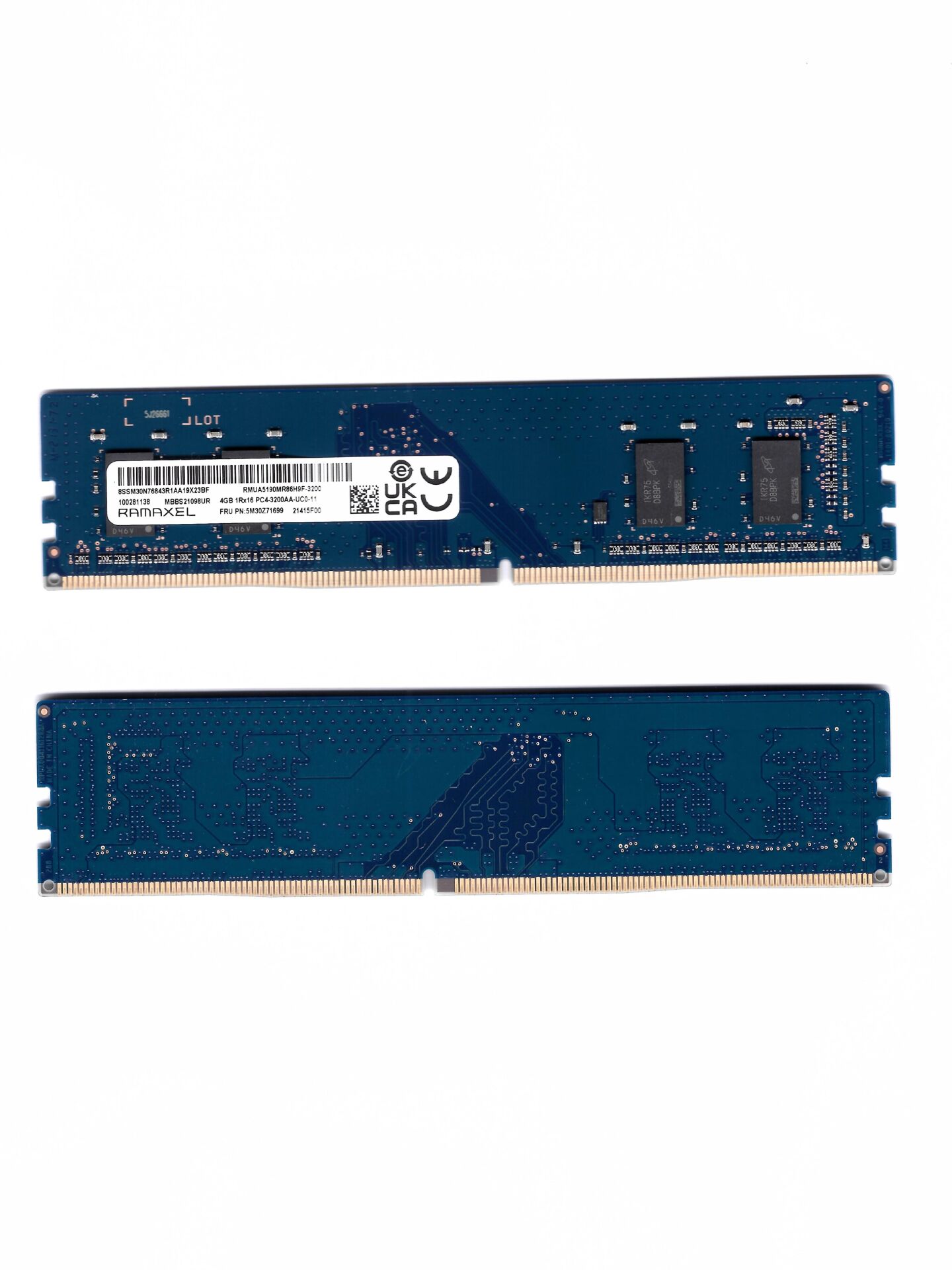Ramaxel 4gb Ddr4 3200MHZ Pc Ram (Kutusuz) Masaüstü Bilgisayar Ram