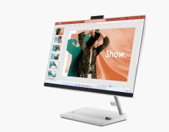Lenovo Ideacentre 3 i5 12450H 24GB 2TB M.2 SSD F0GH01GBTR ATL11 23.8'' Fdos Beyaz  All In One Bilgisayar