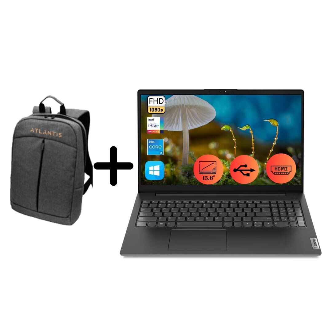 Lenovo V15 G3 I5-1235U 24 GB 256 GB SSD 15.6'' 82TT00A6TXZ63 W10Pro FHD Dizüstü Bilgisayar + Çanta