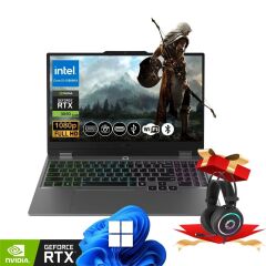 Lenovo LOQ Gaming Notebook i5-12600HX 8GB RAM 512GB SSD RTX3050 6GB 15.6'' FHD 144Hz IPS Win11Pro 83GS00P8TR ATL147 + Kulaklık