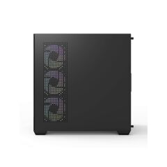 AIGO DS900 AT-750W 80+ Bronze USB3.0 Type-C 4×12CM Fan Temperli Cam Siyah ATX Kasa