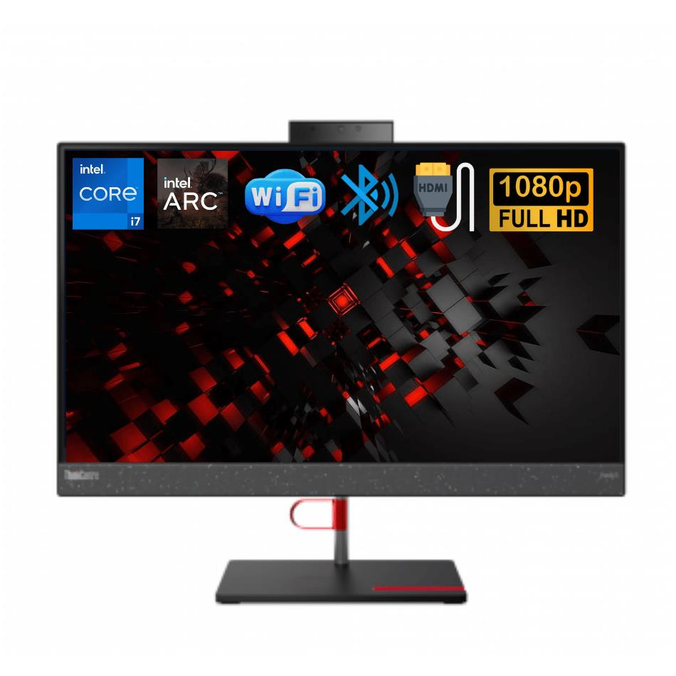 Lenovo Thinkcentre Neo 50A i7-12700H 64GB 512GB M.2 SSD  12B90048TX ATL21  4GB A370M 23.8'' W11Pro All In One Bilgisayar