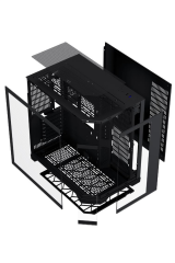 AIGO FT418 Pro AT-750W 80+ Bronze USB3.0 4×12CM Fan Siyah ATX Kasa