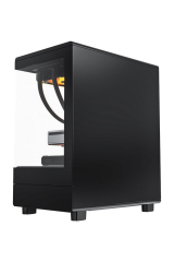 AIGO DB330M USB3.0 3×12CM Fan Temperli Cam Siyah mATX Kasa (PSU Yok)