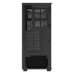 AIGO A290 USB3.0 3×12CM Fan Temperli Cam Siyah ATX Kasa (PSU Yok)