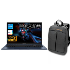 Asus Vivobook 15  i5-1334U 40GB 512GB M.2 SSD X1504VA-NJ2405 ATL57 15.6'' Fdos Notebook +çanta