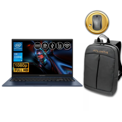 Asus Vivobook 15  i5-1334U 8GB 2TB M.2 SSD X1504VA-NJ2405 ATL64 15.6'' Fdos Notebook +Çanta&Mouse
