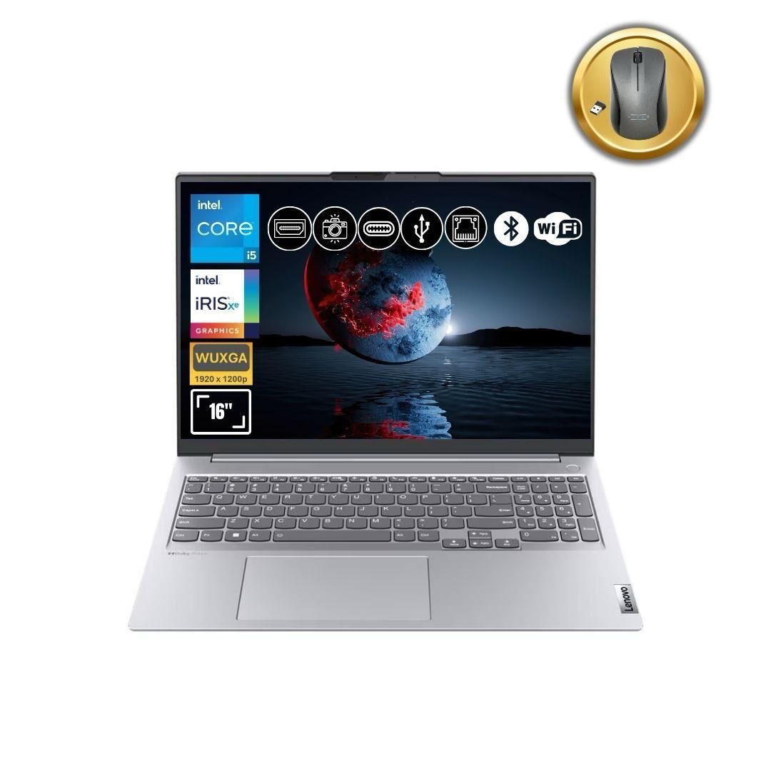 Lenovo Thinkbook G4| i5-1235U 8GB Ram 512GB SSD | FDos 16'' WUXGA| 21CY006FTR ATL17 Notebook+Mouse