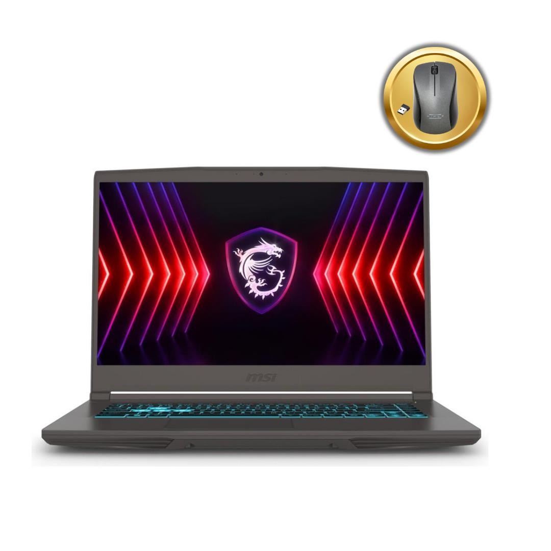 MSI THIN 15   İ7 12650H 16GB 512GB M.2 SSD B12UC-1479XTR ATL5 15.6'' Fdos Oyuncu  Bilgisayar+Mouse