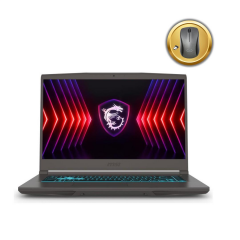 MSI THIN 15   İ7 12650H 16GB 512GB M.2 SSD B12UC-1479XTR ATL5 15.6'' Fdos Oyuncu  Bilgisayar+Mouse
