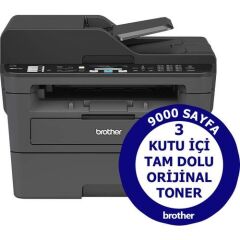 Brother MFC-L2716DW-3T 3 Orjinal Tonerli Wi-Fi Fotokopi Fax Tarayıcı Lazer Yazıcı