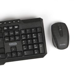 DARK KMW1010 KABLOSUZ Q MULTIMEDIA KLAVYE + MOUSE SET SIYAH